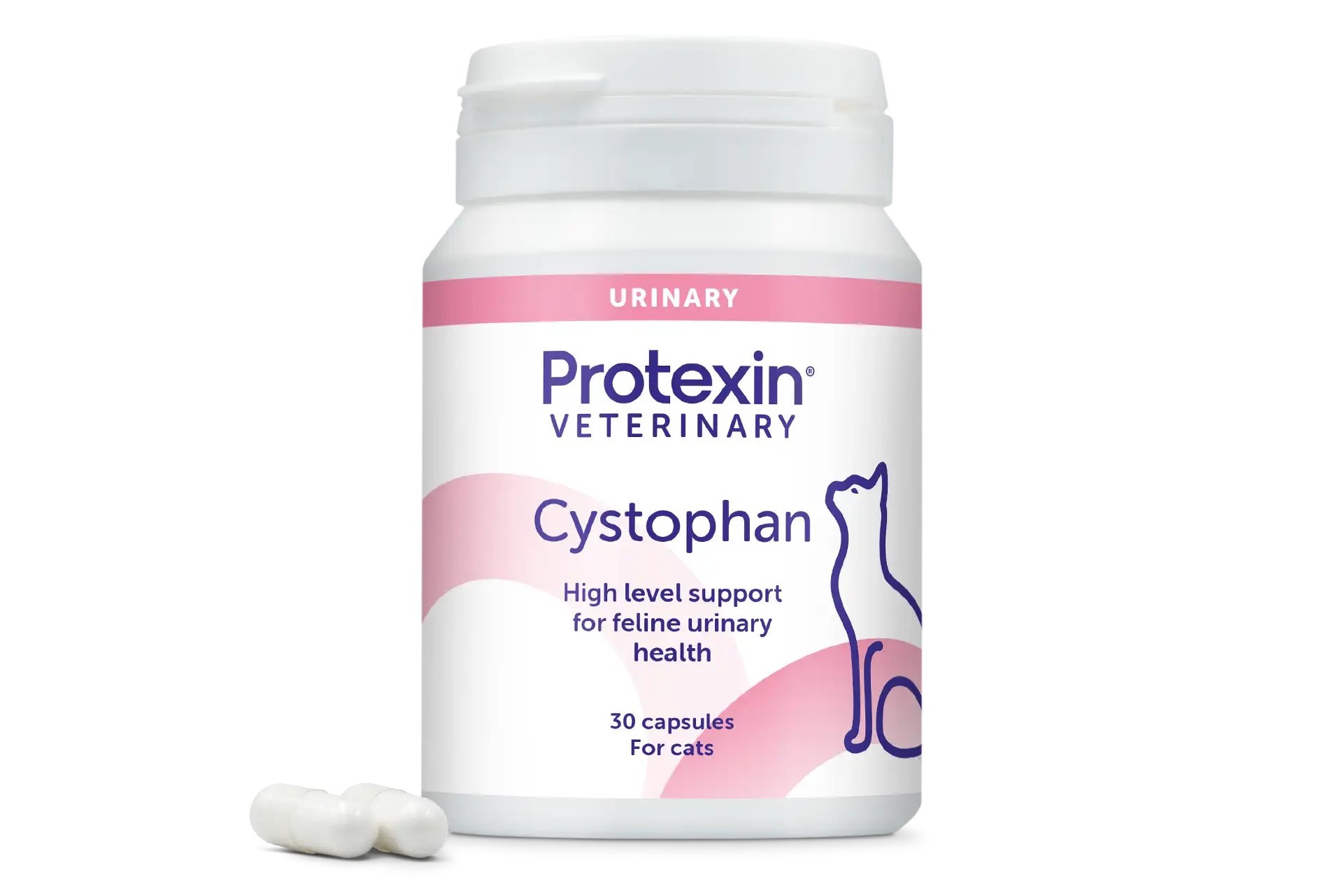 protexin-cystophan-ergaenzungsfutter 30 Kapseln Ergänzungsfutter von Protexin für Katzen zur Unterstützung vom Urogenitaltrakt