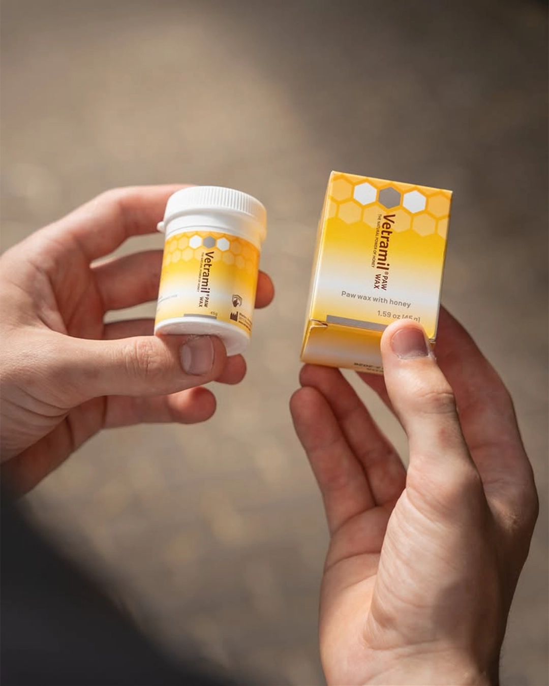 Pfotenwachs mit medizinischem Honig