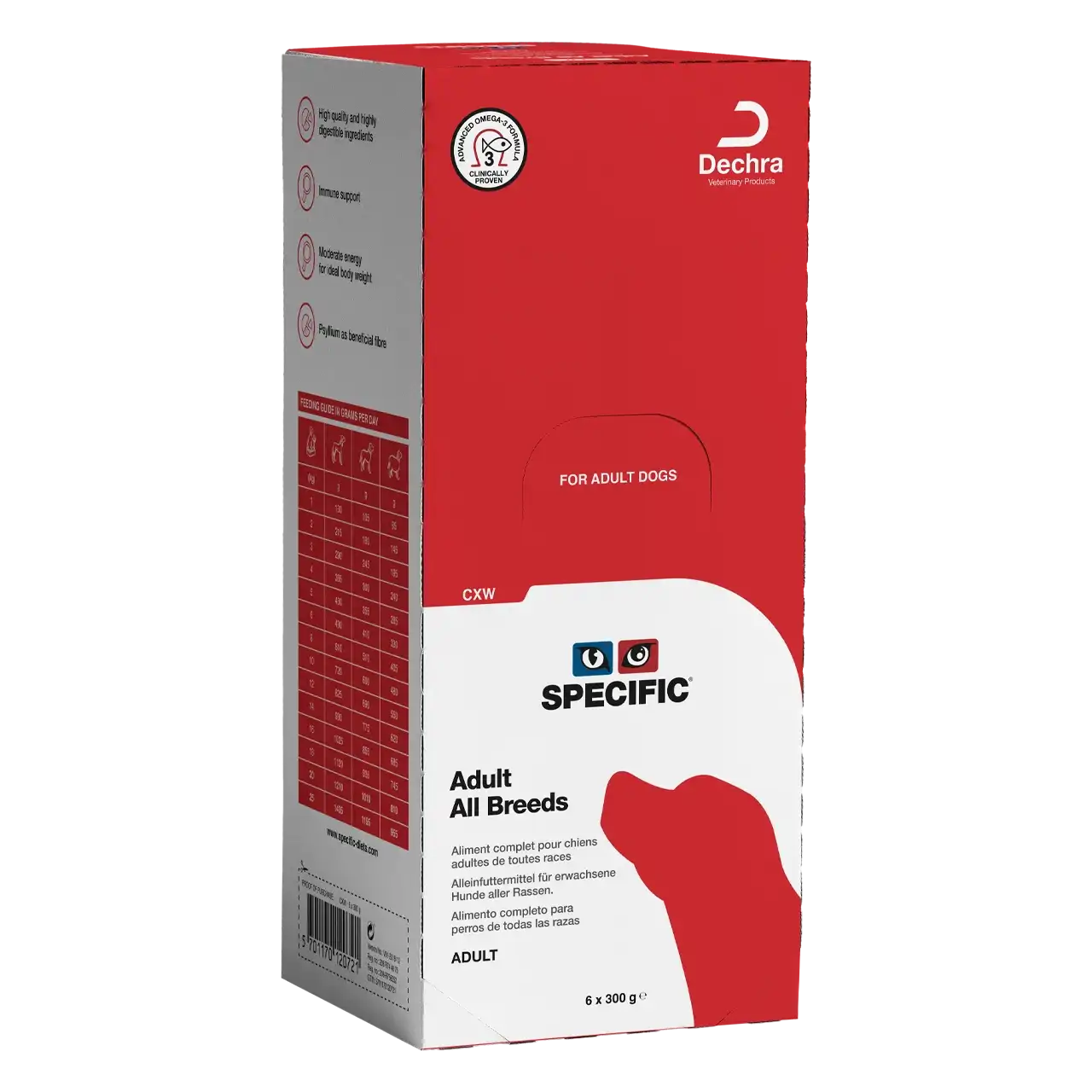 specific-cxw-adult-all-breeds-hundefutter 300 Gramm Futter von Specific für erwachsene Hund aller Rassen