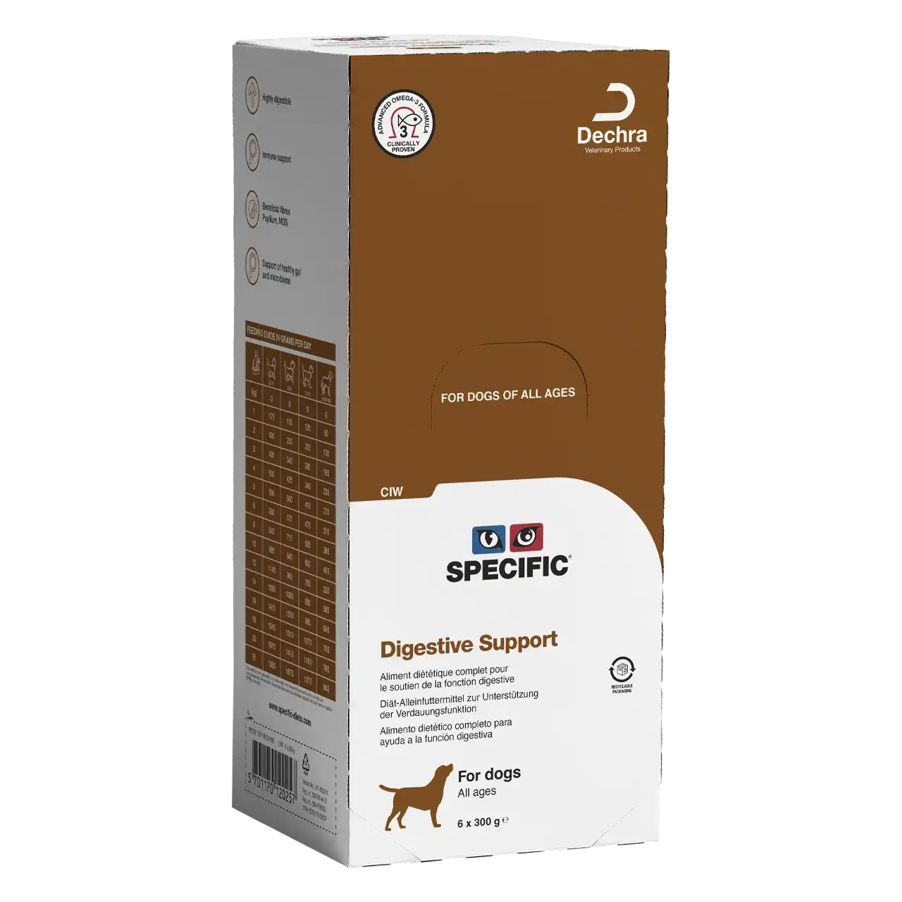 specific-ciw-digestive-support-hundefutter 300 Gramm Diätfutter von Specific für Hunde zur Unterstützung der Verdauungsfunktion