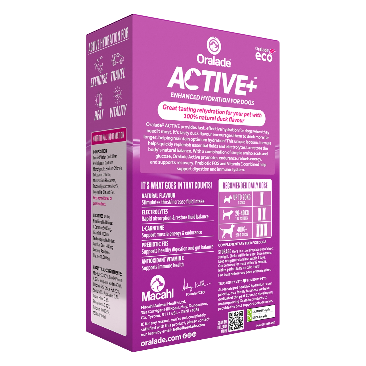 Active Concentrate Ente elektrolythaltiges Getränk für Hunde Active Concentrate Ente elektrolythaltiges Getränk für Hunde