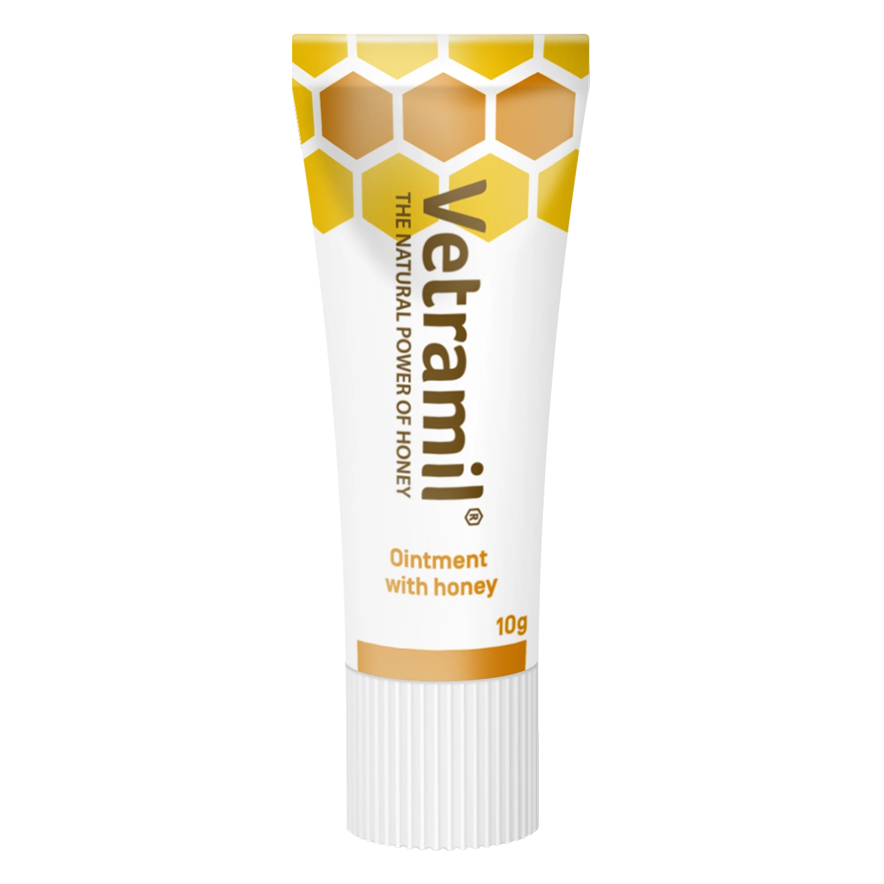 vetramil-ointment-onguent-au-miel 10 grammes de onguent au miel de Vetramil pour chiens, chats et chevaux, pour la peau abîmée