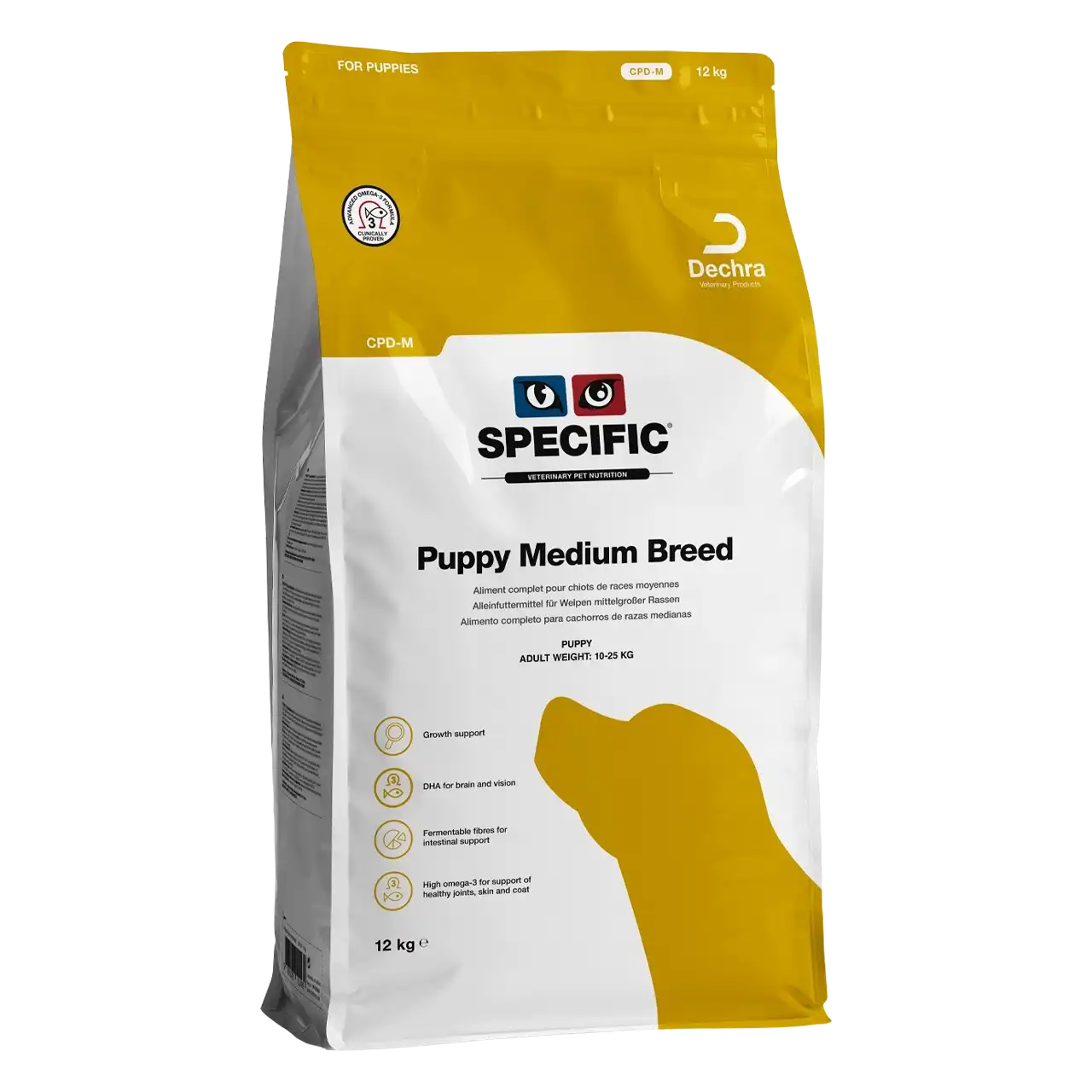 specific-cpd-m-puppy-medium-breed-hundefutter 12 Kilogramm Futter von Specific für Welpen mittelgrosser Rassen