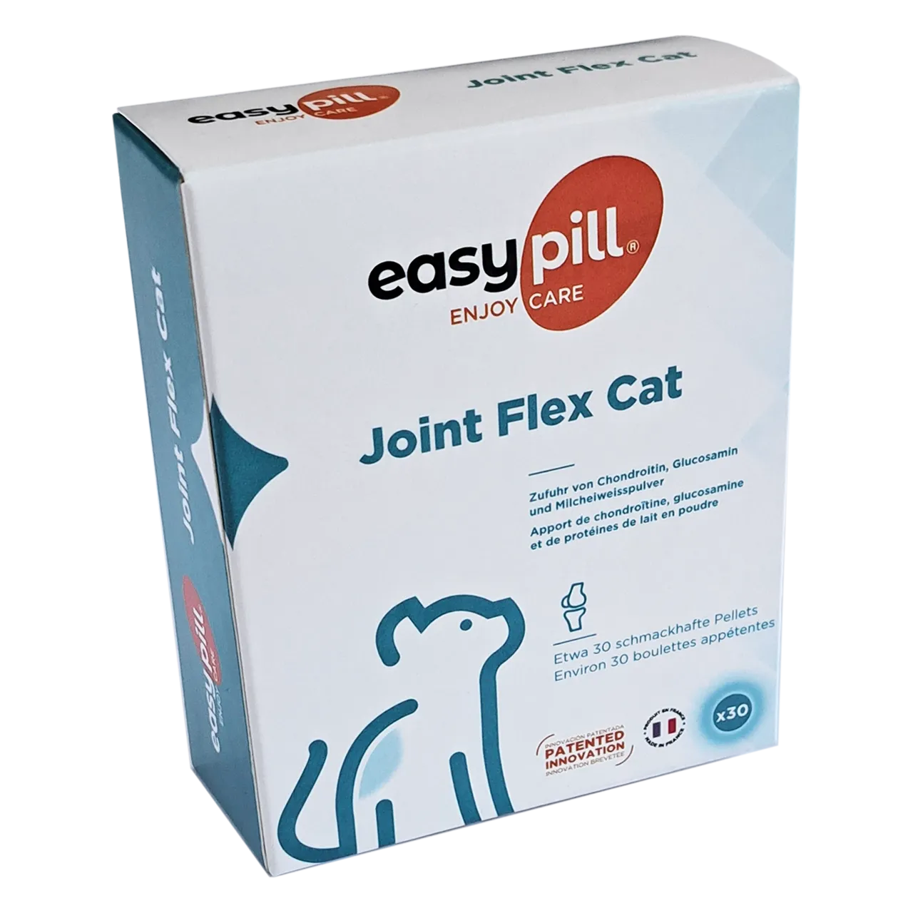 easypill-joint-flex-cat-aliment-complementaire 30 pellets aliment complémentaire d’EasyPill pour les chats souffrant de problèmes articulaires
