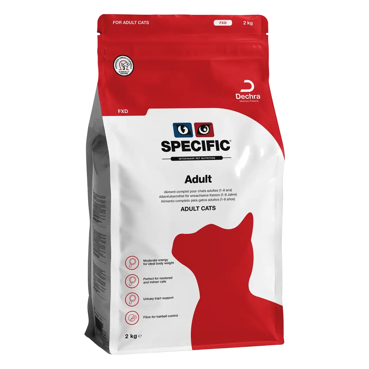 specific-fxd-adult-katzenfutter 2 Kilogramm Futter von Specific für erwachsene Katzen (1-8 Jahre)