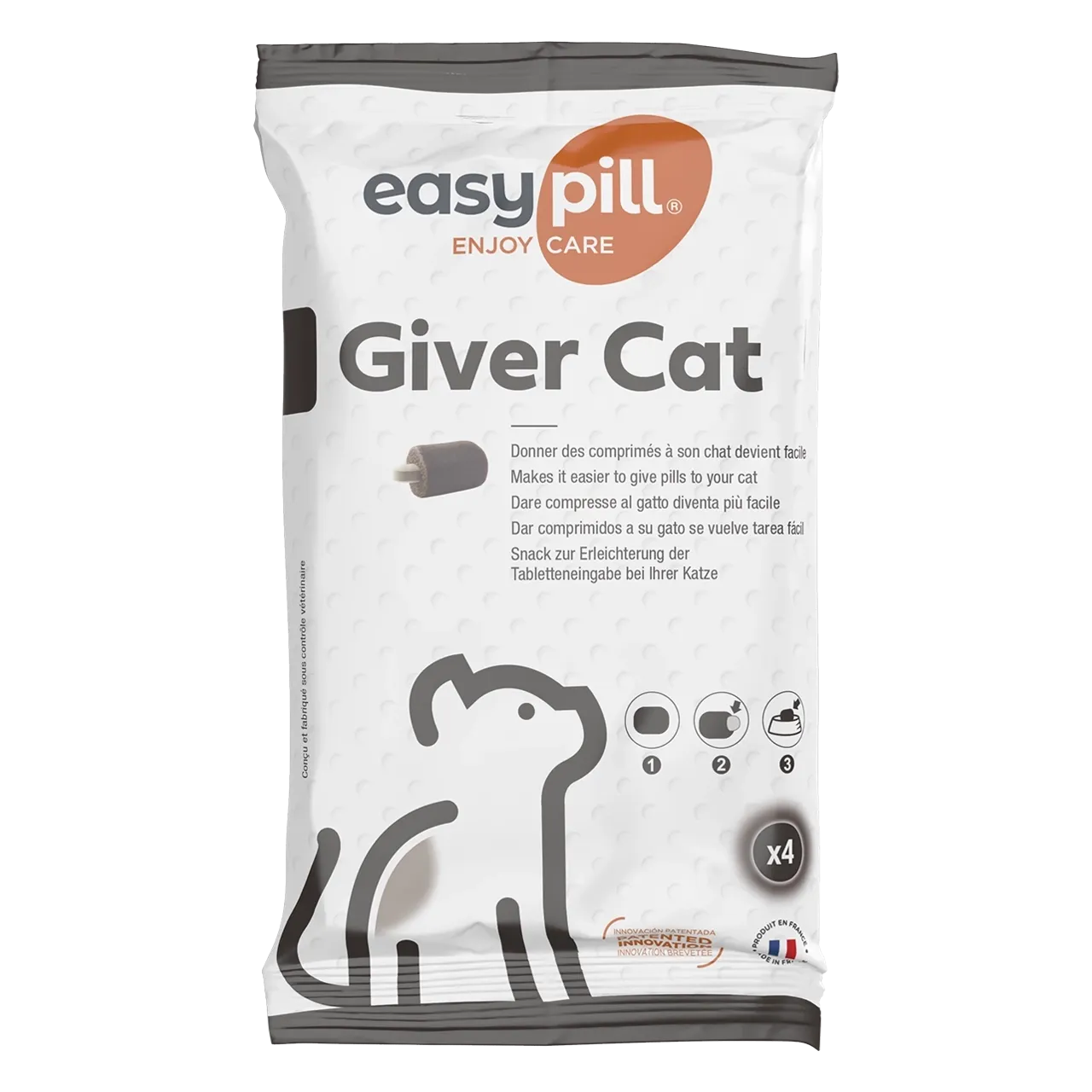 easypill-giver-cat-friandises 4 friandises à mâcher d’EasyPill pour faciliter la prise de comprimés chez les chats