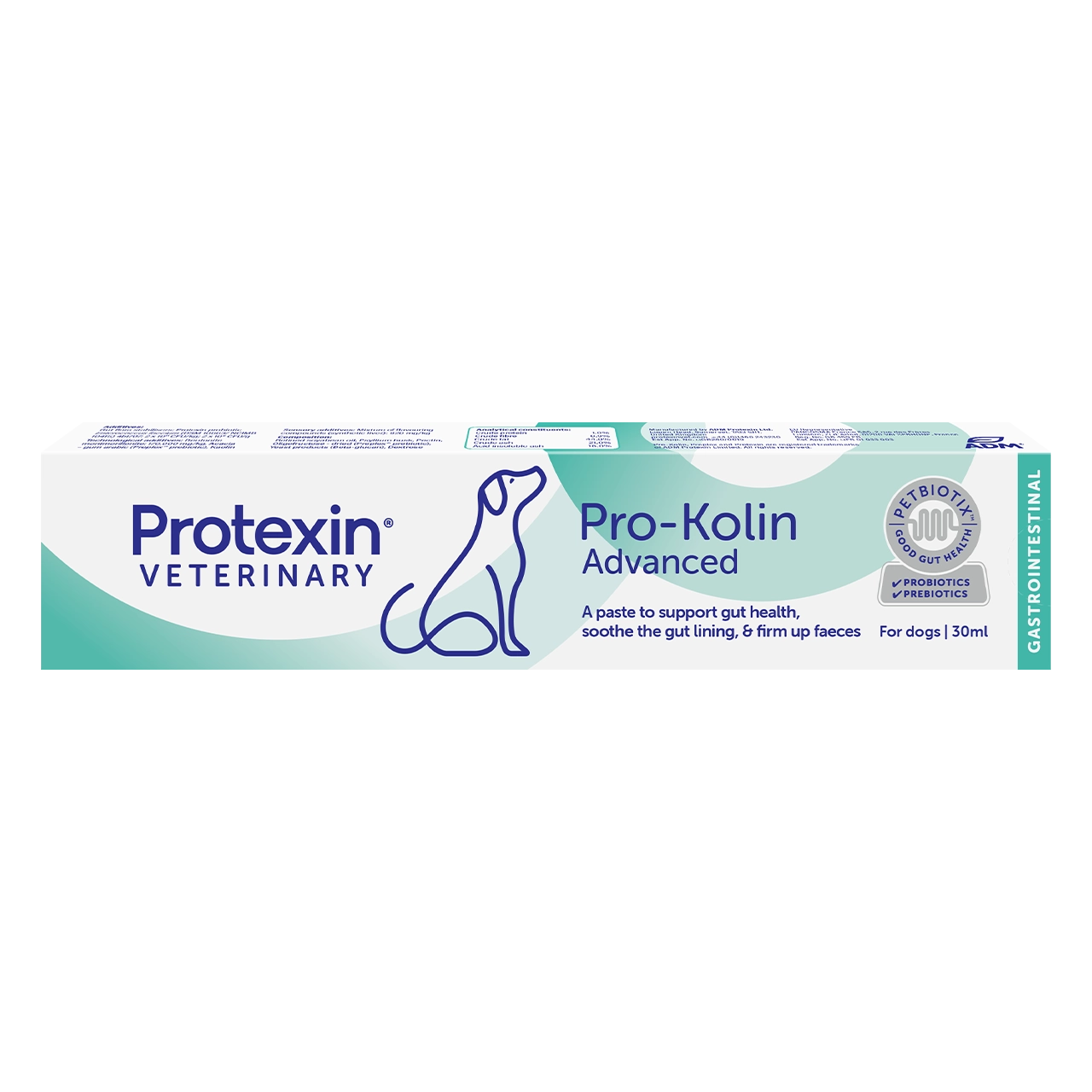 30 Milliliter Nahrungsergänzungsmittel von Protexin zur Unterstützung der Darmgesundheit von Hunden