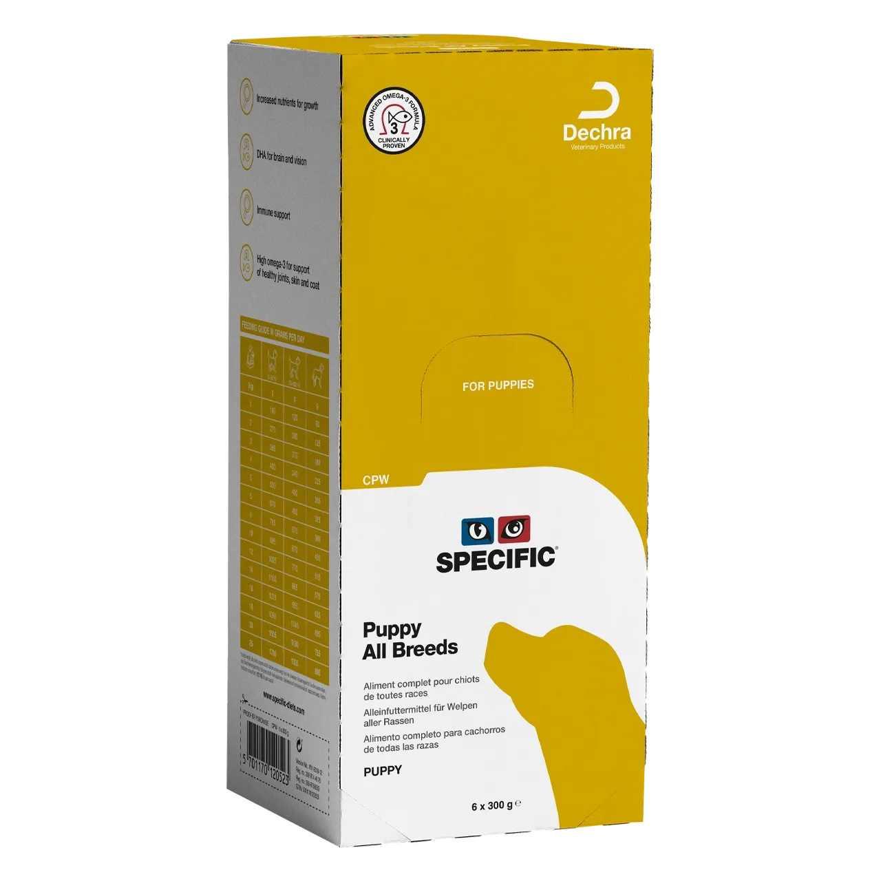 specific-cpw-puppy-all-breeds-aliments-pour-chiens 300 grammes aliment de Specific pour chiots de toutes races