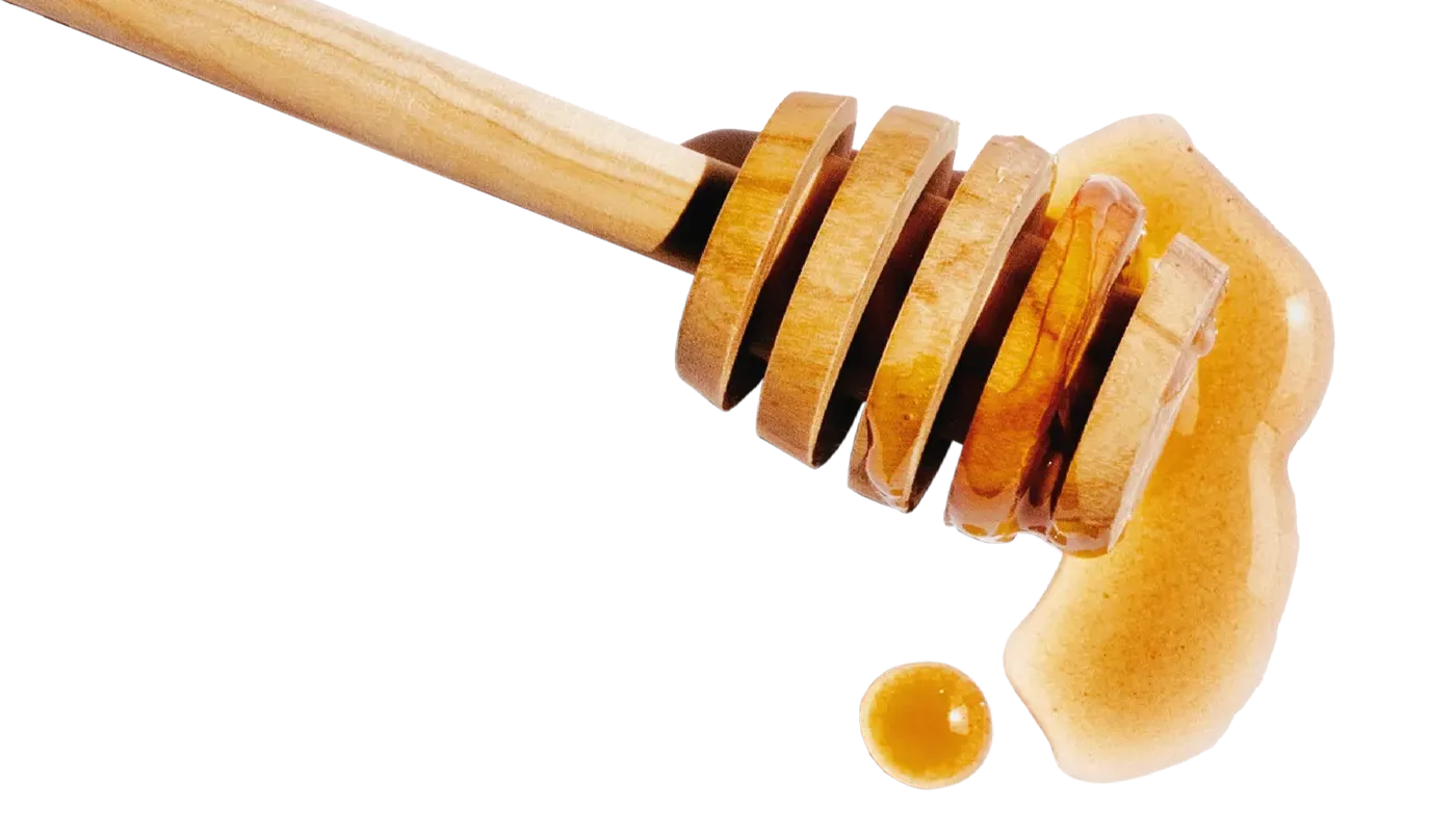 cuillere-en-bois-avec-miel Cuillère en bois avec miel