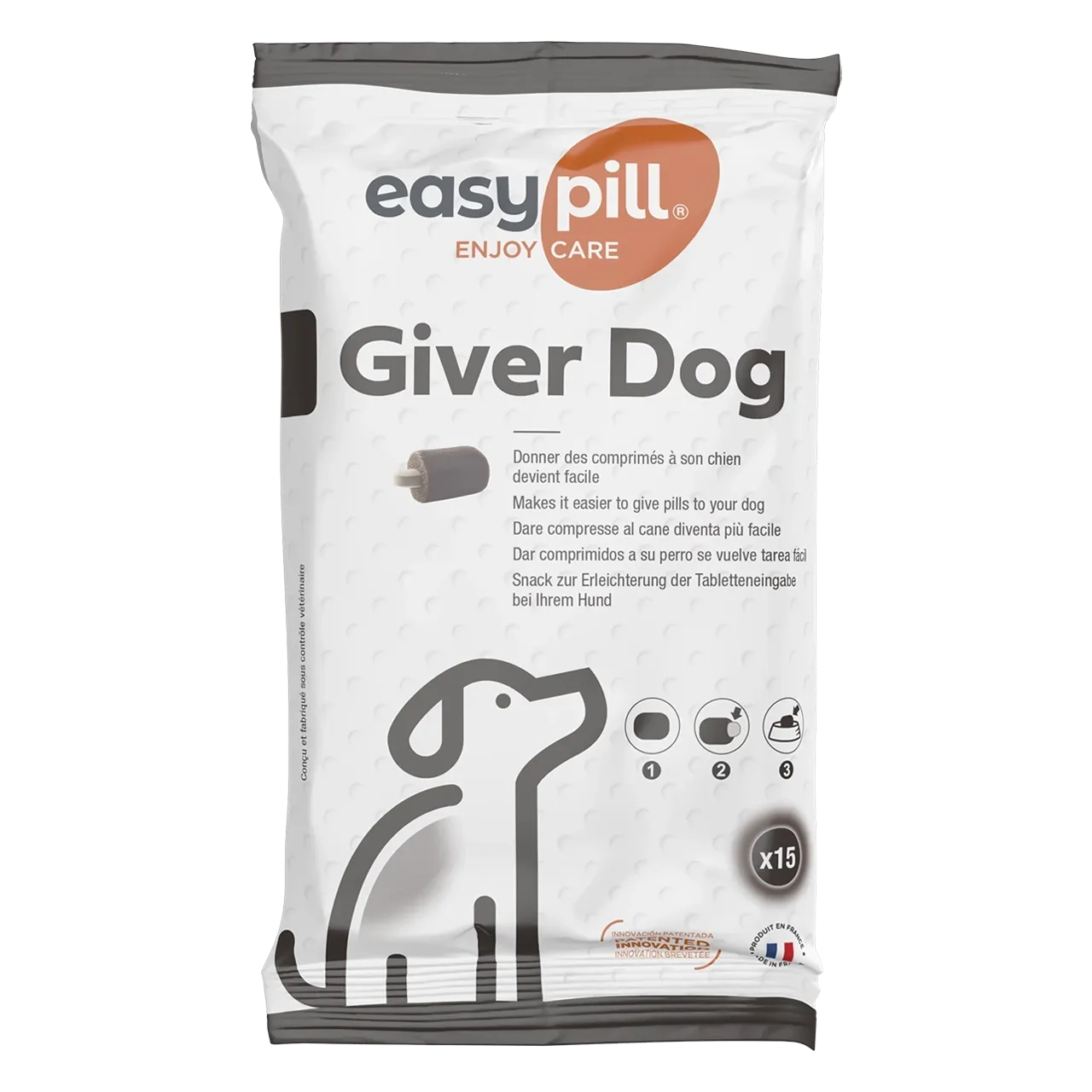 easypill-giver-dog-friandises 15 friandises à mâcher d’EasyPill pour faciliter la prise de comprimés chez le chien