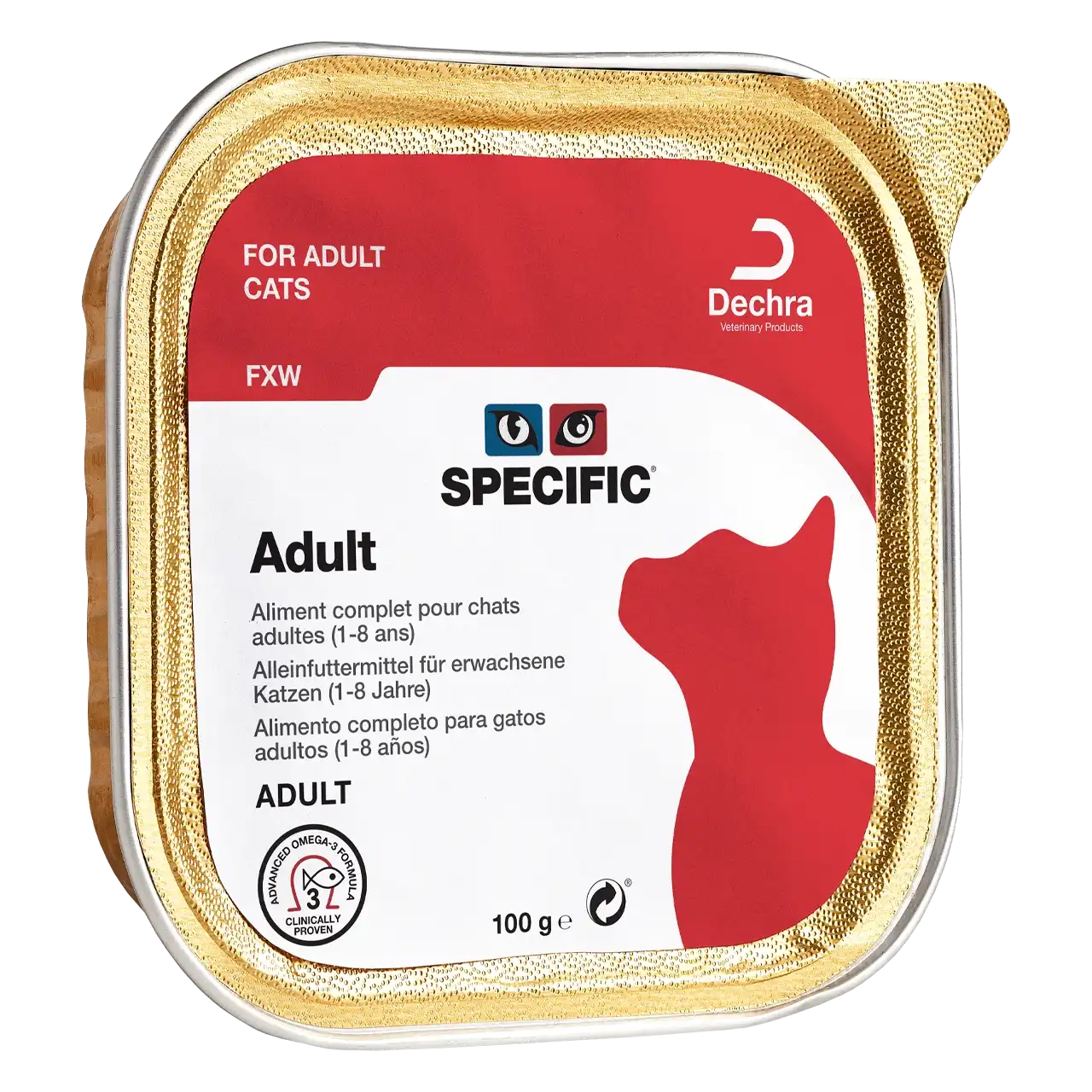 specific-fxw-adult-aliments-pour-chats 100 grammes aliment de Specific pour chats adultes (1-8 ans)