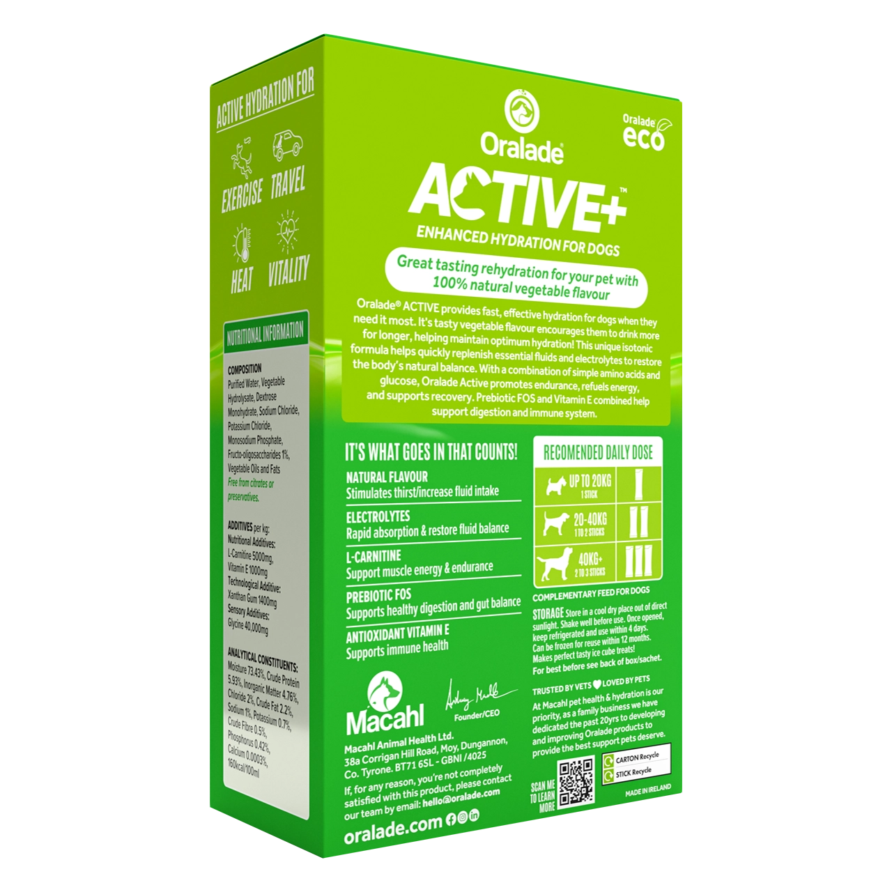 Active Concentrate Gemüse elektrolythaltiges Getränk für Hunde Active Concentrate Gemüse elektrolythaltiges Getränk für Hunde