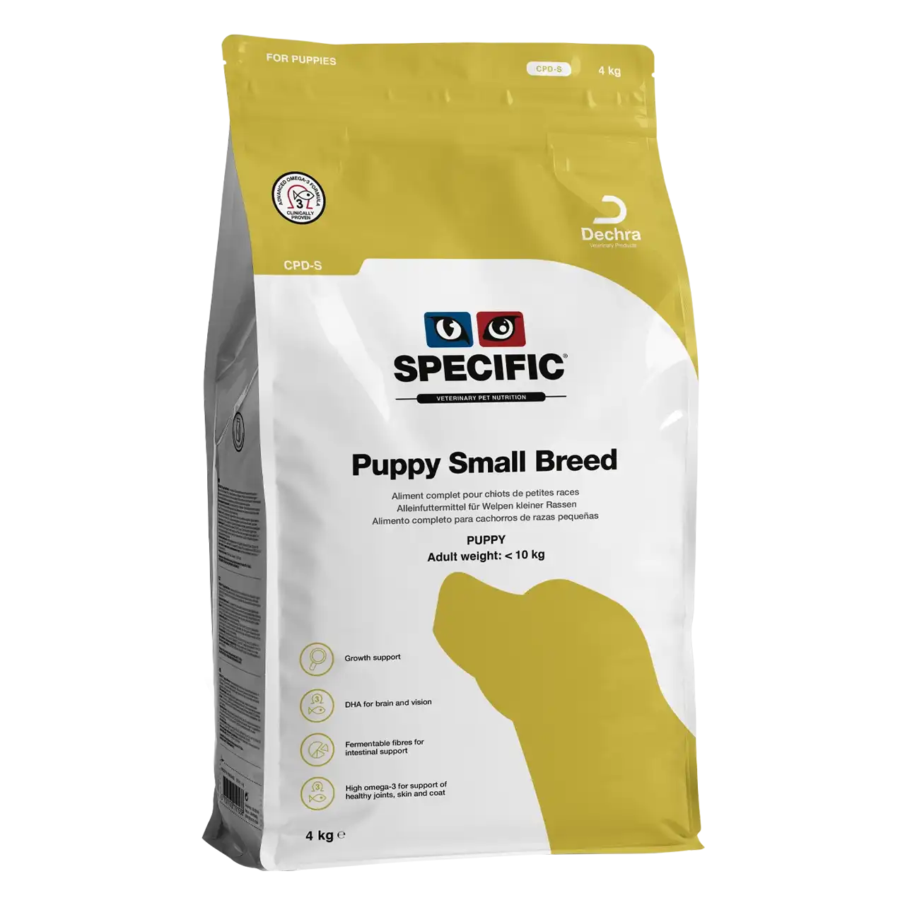 specific-cpd-s-puppy-small-breed-aliments-pour-chiens 4 kilogrammes aliment de Specific pour chiots de petites races