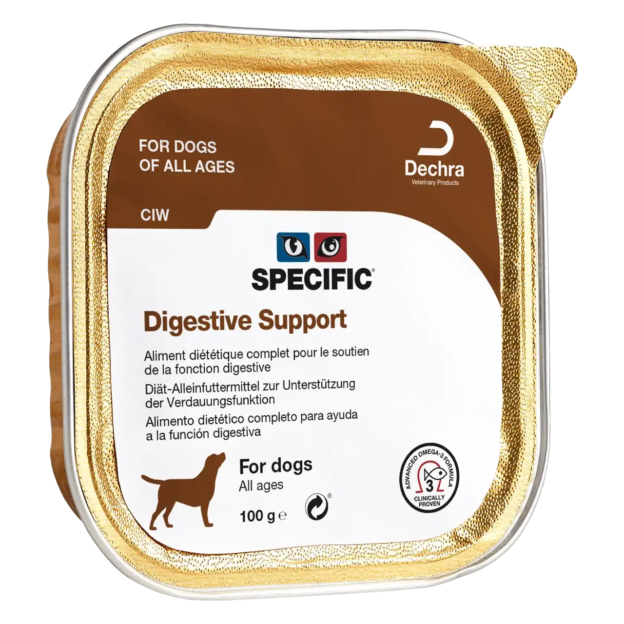 specific-ciw-digestive-support-hundefutter 100 Gramm Diätfutter von Specific für Hunde zur Unterstützung der Verdauungsfunktion