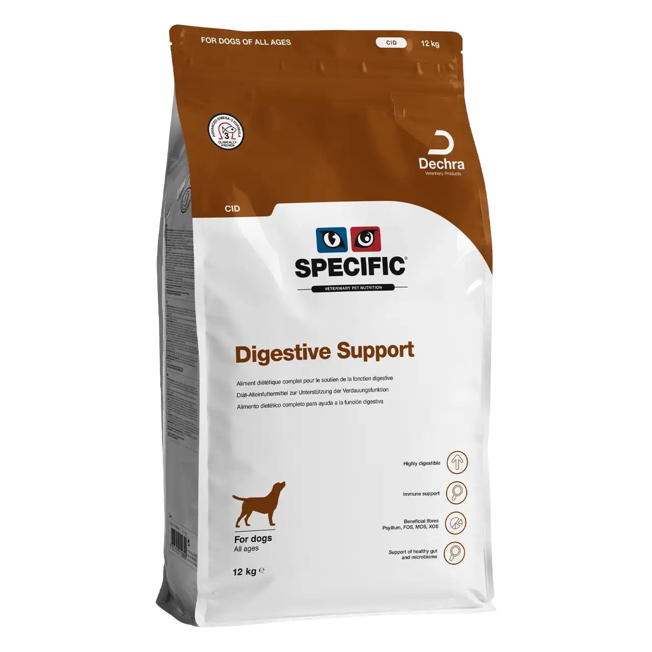 specific-cid-digestive-support-hundefutter 12 Kilogramm Diätfutter von Specific für Hunde zur Unterstützung der Verdauungsfunktion