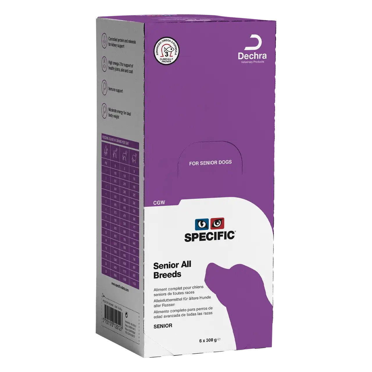 specific-cgw-senior-all-breeds-hundefutter 300 Gramm Futter von Specific für ältere Hunde aller Rassen