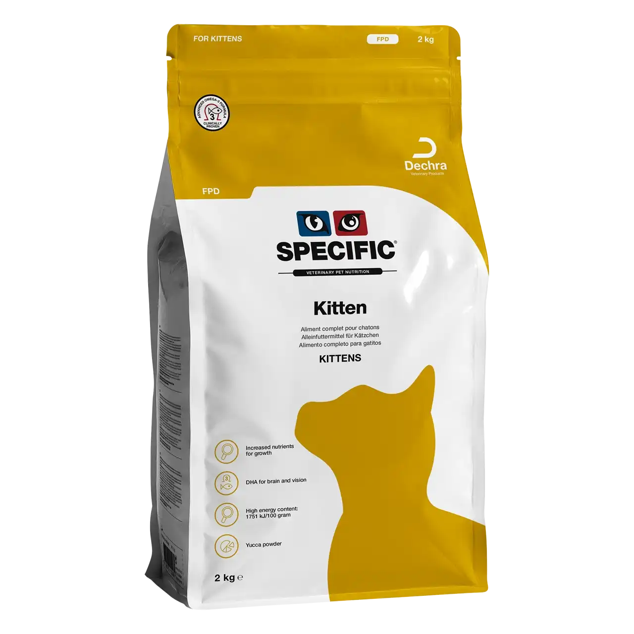 2 Kilogramm Futter von Specific für Kätzchen