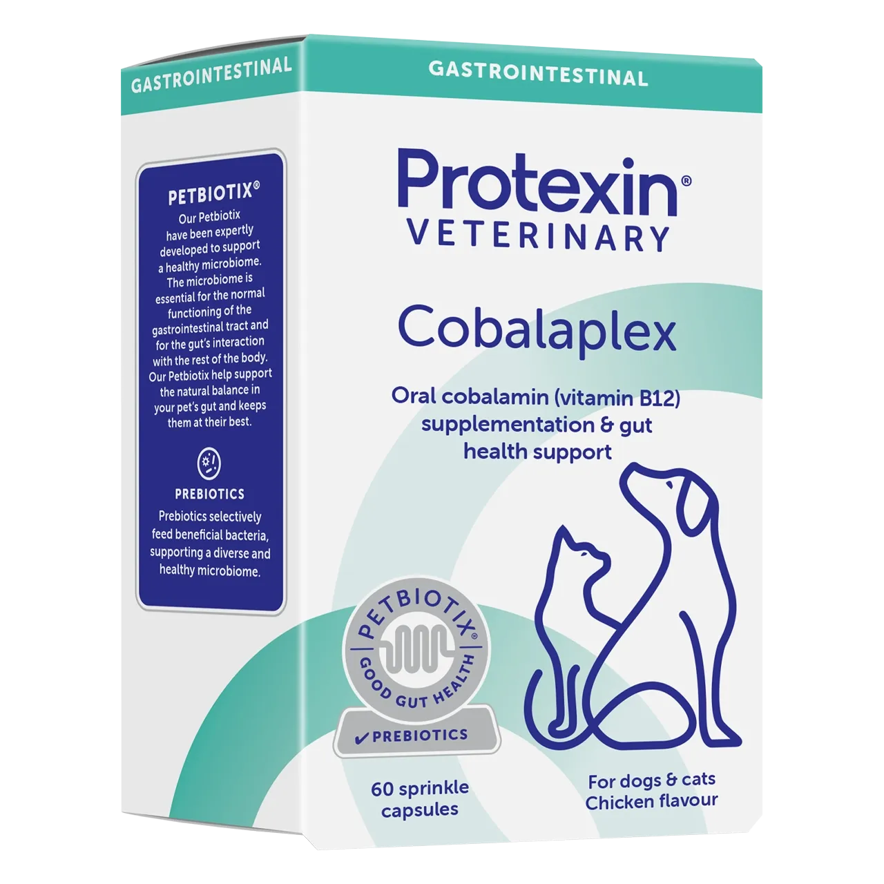 protexin-cobalaplex-ergaenzungsfuttermittel 60 Kapseln Ergänzungsfuttermittel von Protexin für Hunde und Katzen zur Unterstützung der Darmflora
