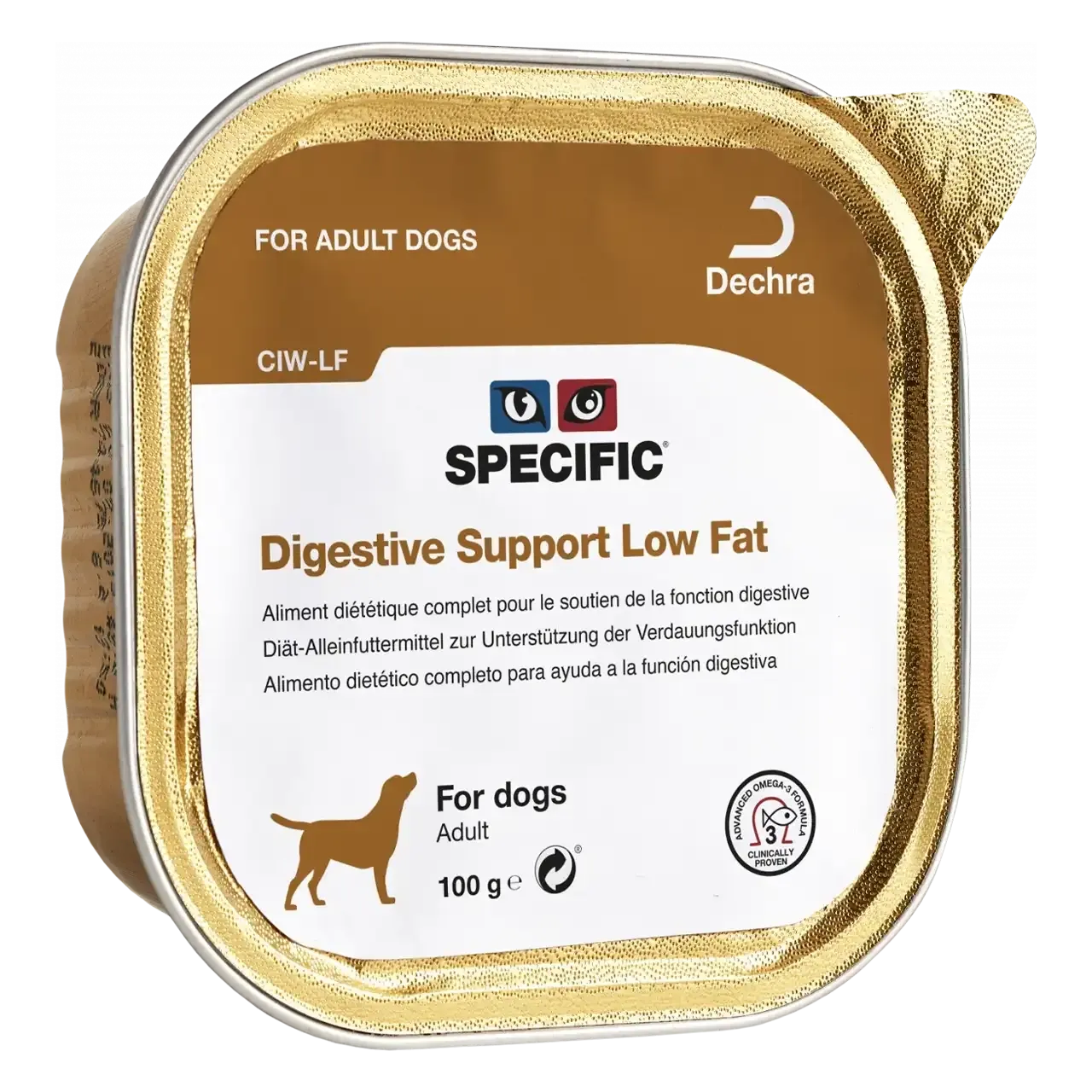 specific-ciw-lf-digestive-support-low-fat-hundefutter 100 Gramm Diätfutter von Specific für adulte Hunde zur Unterstützung der Verdauungsfunktion