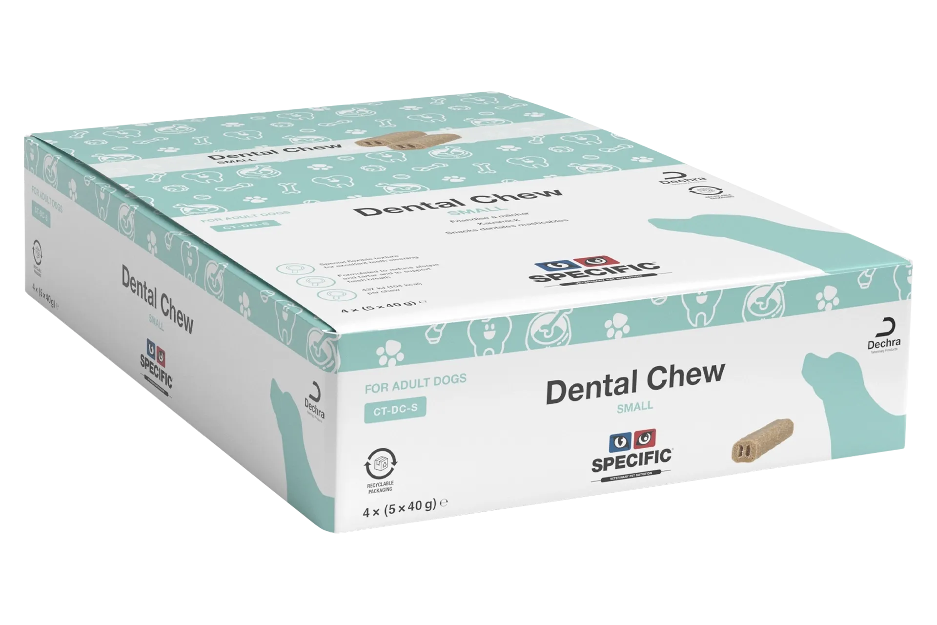 specific-ct-dc-s-dental-chew-small-aliments-pour-chiens 200 grammes friandise à mâcher de Specific pour chiens