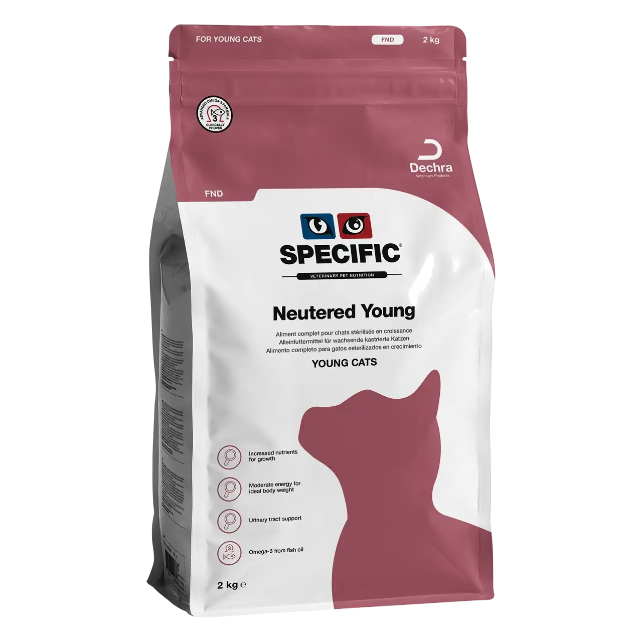 specific-fnd-neutered-young-aliments-pour-chats 2 kilogrammes aliment de Specific pour chats stérilisés en croissance