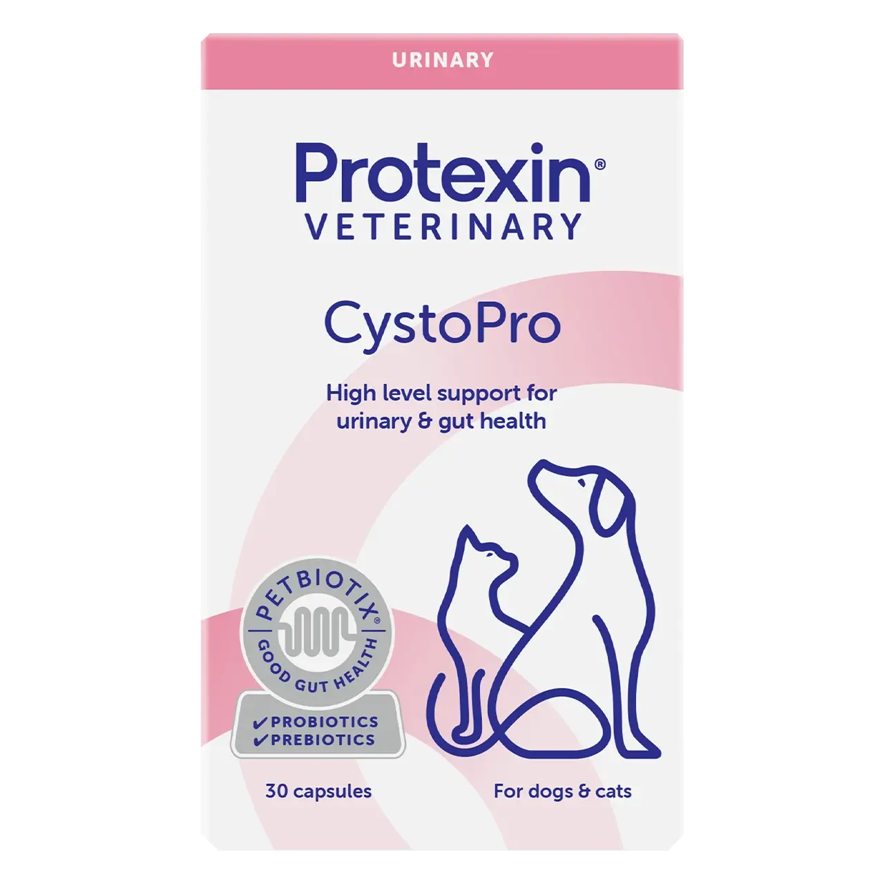 protexin-cystopro-aliment-complementaire 30 capsules aliment complémentaire de Protexin pour soutenir la santé des voies urinaires chez les chiens