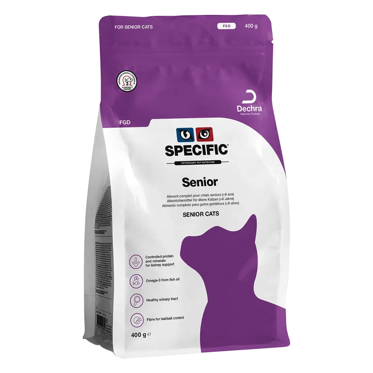 specific-fgd-senior-aliments-pour-chats 400 grammes aliment de Specific pour chats seniors (>8 ans)