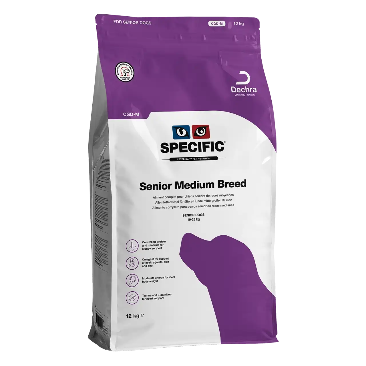 specific-cgd-m-senior-medium-breed-hundefutter 12 Kilogramm Futter von Specific für ältere Hunde mittelgrosser Rassen