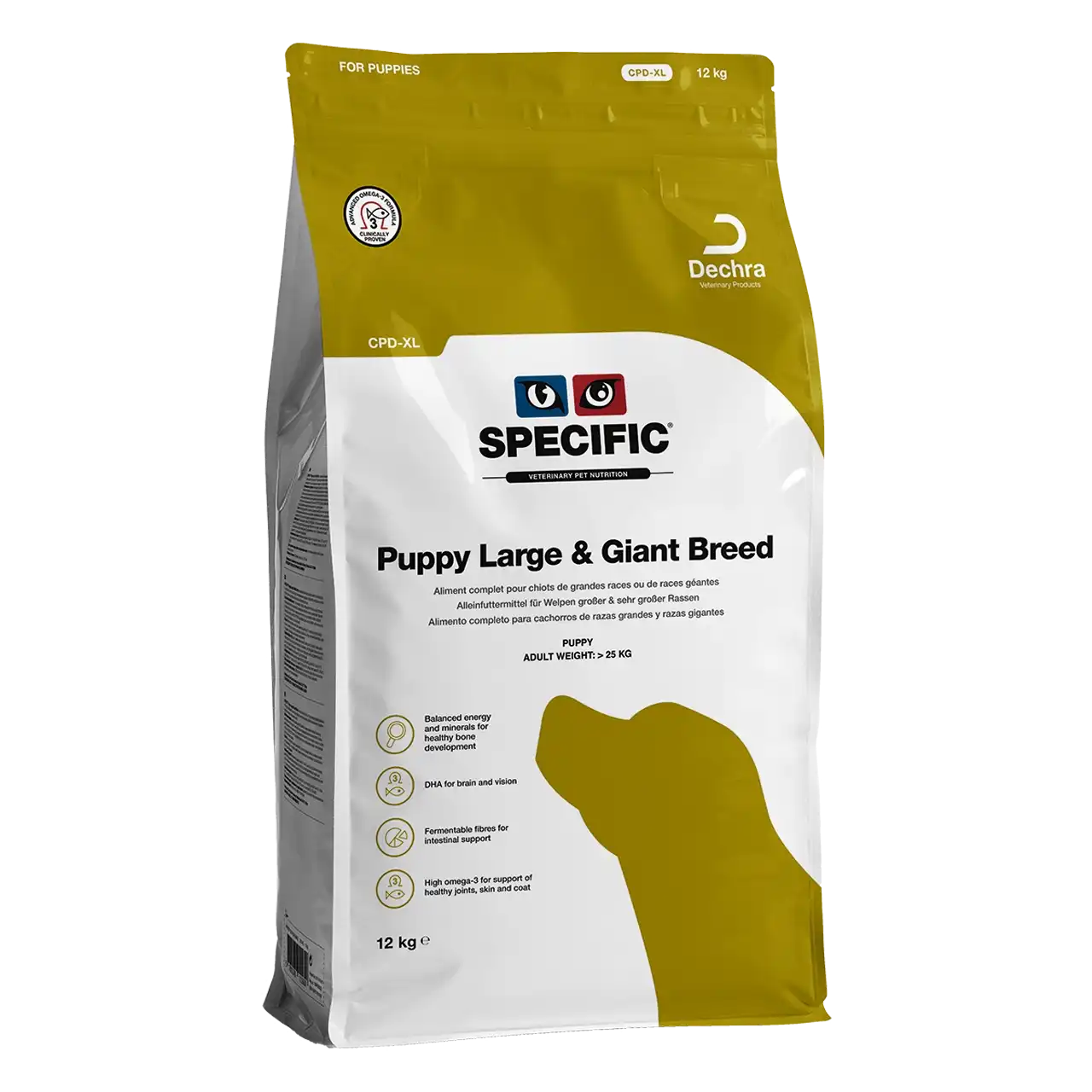 specific-cpd-xl-puppy-large-and-giant-breed-aliments-pour-chiens 12 kilogrammes aliment de Specific pour chiots de grandes races ou de races géantes