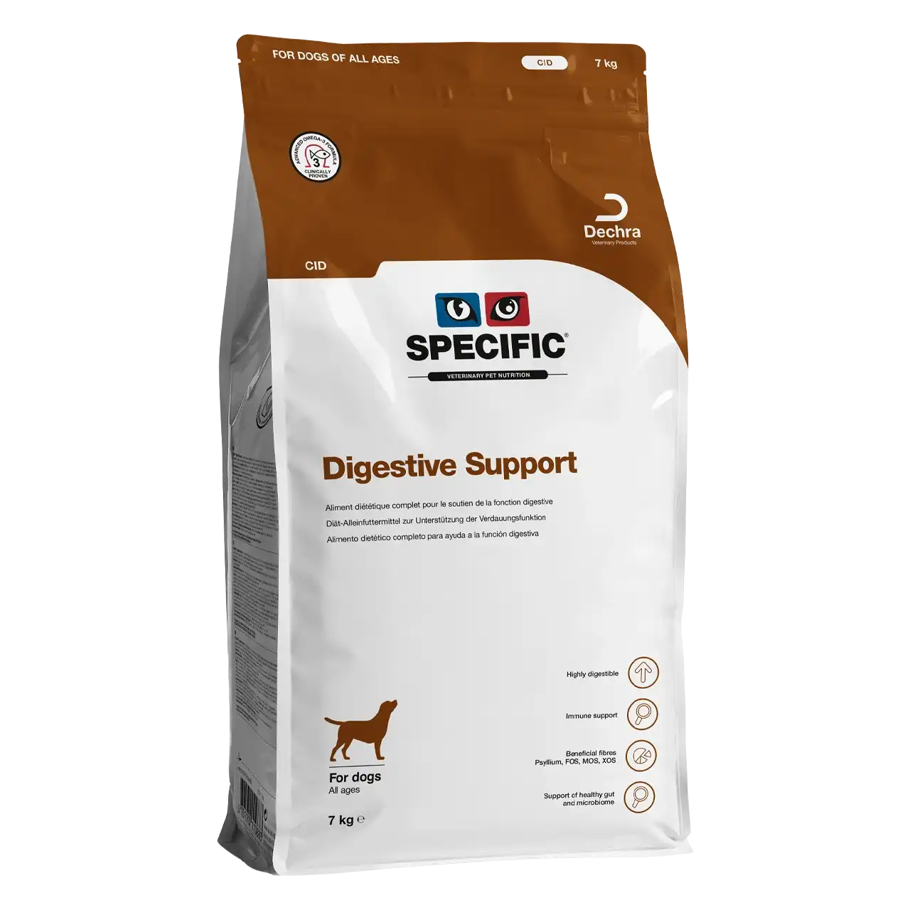 specific-cid-digestive-support-hundefutter 7 Kilogramm Diätfutter von Specific für Hunde zur Unterstützung der Verdauungsfunktion