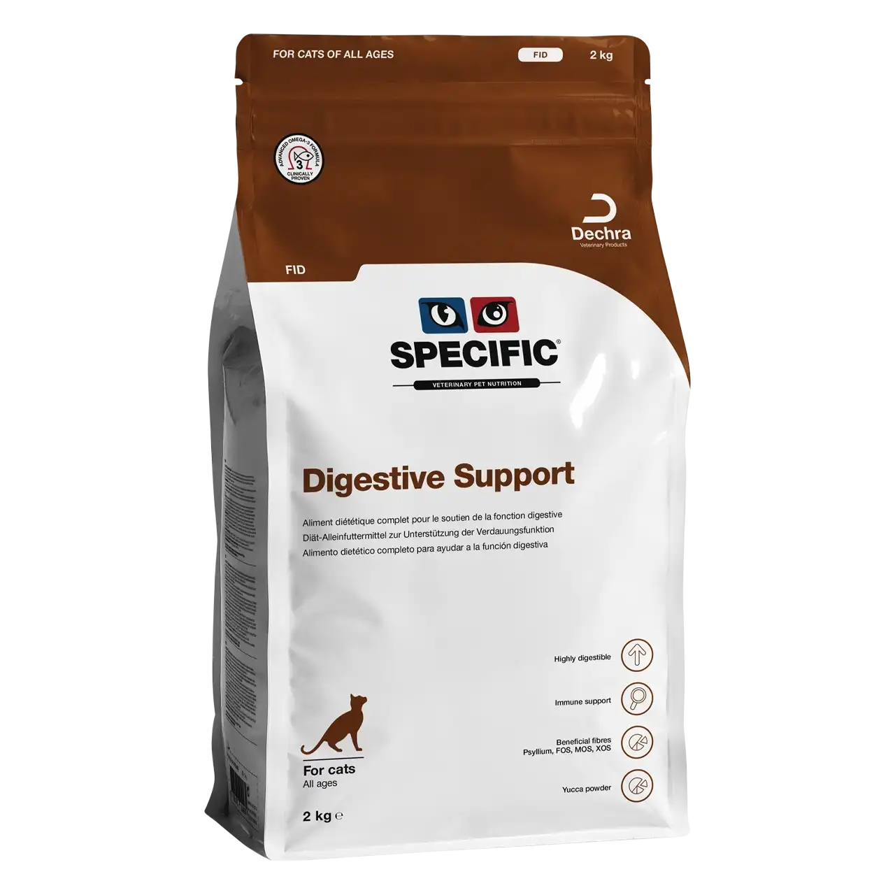 specific-fid-digestive-support-katzenfutter 2 Kilogramm Diätfutter von Specific für Katzen zur Unterstützung der Verdauungsfunktion